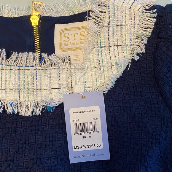 NWT 🏷️ Sail To Sable Tweed dress - Picture 5 of 6